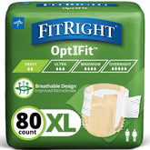 FitRight paquete frontal XL mostrando 80 unidades y ventaja de absorción