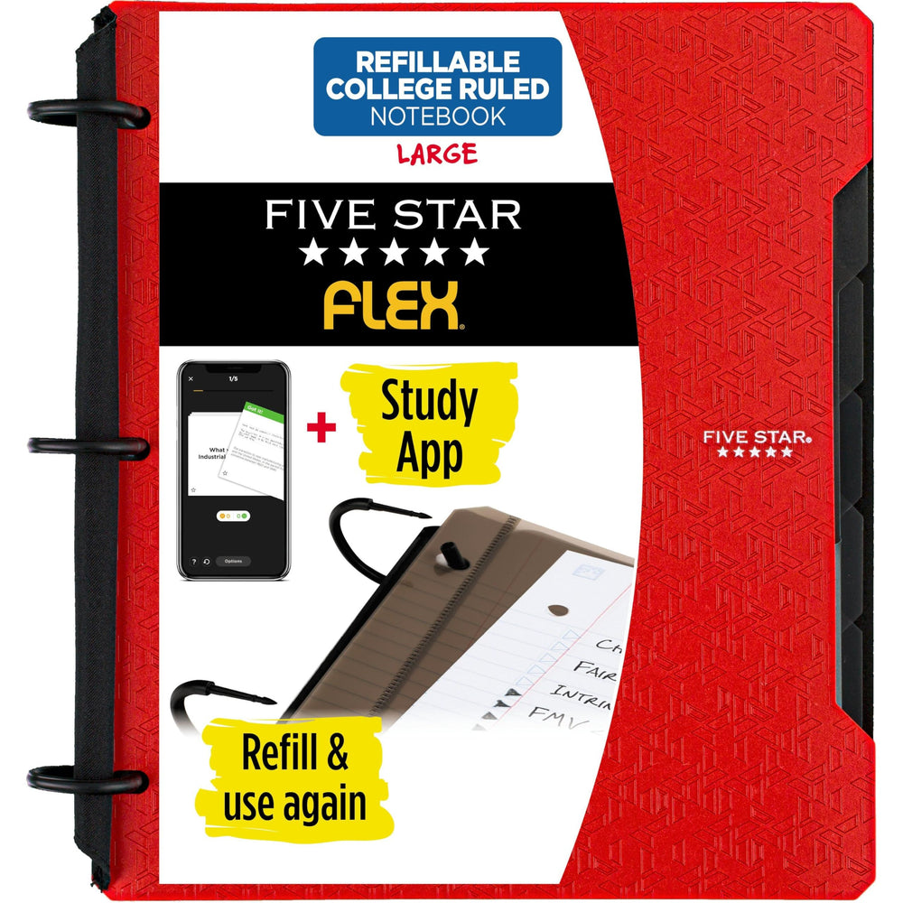 Five Star vista frontal Fire Red mostrando cubierta y capacidad resistente