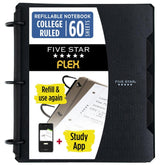 Five Star vista frontal con tapa Clearview y portada personalizable