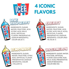 Fizz Creations ICEE slushie en vaso con pajita, refresco casero listos en minutos