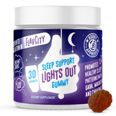 FlavCity frente del empaque que muestra la marca y beneficios principales