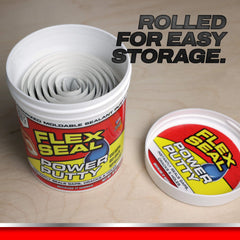 Flex Seal amasada mostrando textura y fácil modelado a mano