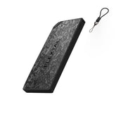 FLEXTAILGEAR vista frontal del power bank mostrando diseño compacto y beneficio portabilidad