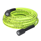 Flexzilla vista frontal del rollo 50 ft mostrando color ZillaGreen y longitud