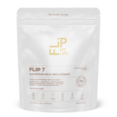Flip My Life envase frontal sabor vainilla mostrando diseño y claridad nutricional