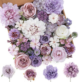 Floweroyal vista frontal de la caja abierta mostrando 18 flores, ideal para regalo
