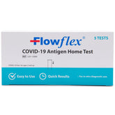 Flowflex caja frontal cinco pruebas, recrea almacenamiento conveniente