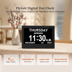 FLYRUIT detalle pantalla IPS mostrando alto contraste y claridad