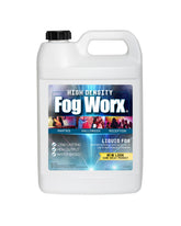 Fog Worx galón frontal mostrando etiqueta clara y beneficio profesional