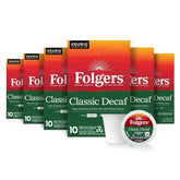Folgers empaque frontal 60 K-Cup mostrando conveniencia y ahorro