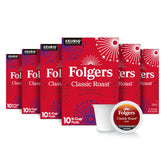 Folgers paquete frontal con diseño edición limitada y fácil identificación del producto