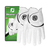 FootJoy vista frontal del pack blanco mostrando ajuste y valor