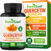 ForestLeaf bottle front view showing label and product benefits