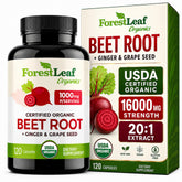 ForestLeaf frasco frontal mostrando etiqueta clara y beneficios orgánicos