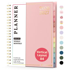 Forvencer portada pastel A4 con diseño elegante y organización visual