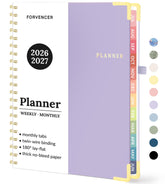 Forvencer tapa dura frontal elegante y resistente para organización diaria