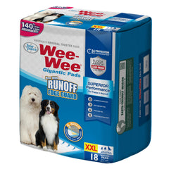 Four Paws empaque frontal mostrando 18 unidades y beneficio de suministro prolongado