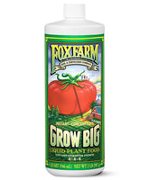 FoxFarm envase frontal del Grow Big mostrando etiqueta y formato cuarto