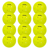 Franklin X-40 pack frontal mostrando 12 pelotas y alta visibilidad