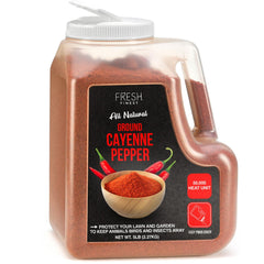 Fresh Finest envase frontal de 5 lb que muestra marca y cantidad