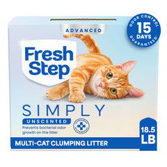 Fresh Step frente de la caja mostrando tamaño y diseño