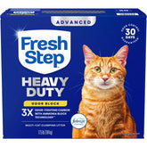 Fresh Step empaque frontal 17,5 lb muestra beneficios y fácil transporte