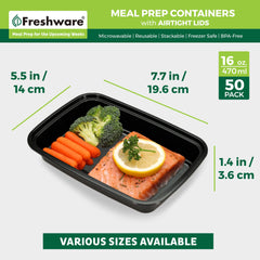 Freshware contenedor en microondas, recalienta comidas con seguridad