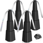 Fretech front view of four fans showing packaging and included units for quick setup