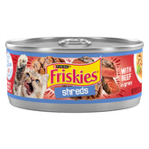Friskies pack de 24 latas frontal mostrando presentación y variedad