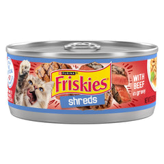Friskies pack de 24 latas frontal mostrando presentación y variedad