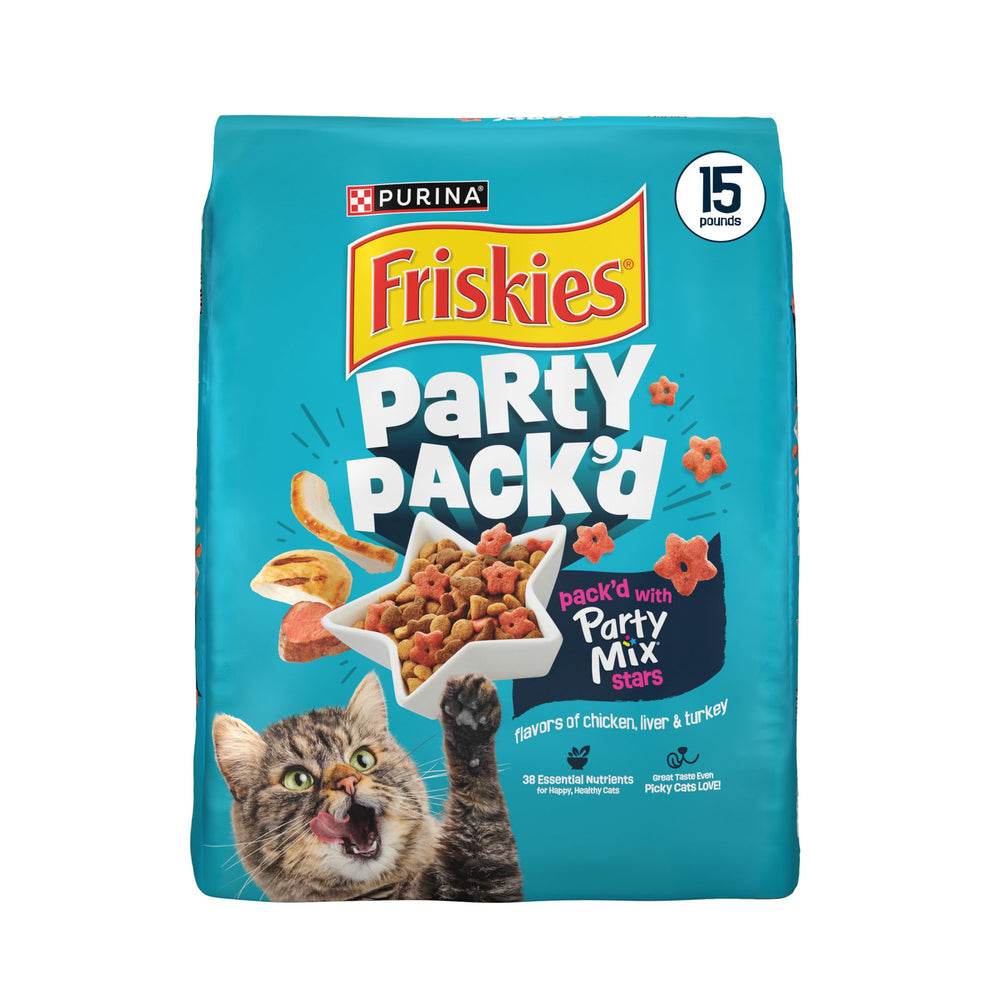 Friskies Purina bolsa frontal mostrando el diseño y comunicación clara
