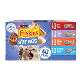 Friskies Purina frente del paquete mostrando variedad y ahorro