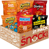 Frito-Lay pack frontal mostrando 21 porciones variadas y atractivo visual