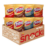 Fritos paquete frente mostrando variedad y conveniencia para eventos