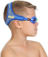 Frogglez front packaging showing comfortable kids goggles and benefits