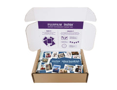 Fujifilm detalle de hoja de película con borde blanco y textura nítida