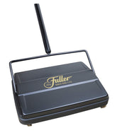 Fuller Brush vista frontal del barrendero mostrando diseño compacto y siempre listo