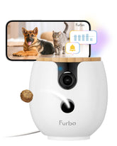 Furbo Mini 360 frontal mostrando diseño compacto y cámara clara