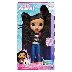 DREAMWORKS GABBY'S DOLLHOUSE detalle de la ropa y parche de gatito que inspira juego