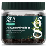 Gaia Herbs frente del empaque mostrando cápsulas y beneficio de equilibrio energético