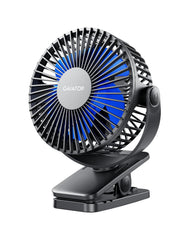 Gaiatop ventilador portátil frontal mostrando diseño y tamaño compacto