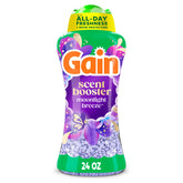 Gain Moonlight Breeze vista frontal del envase mostrando la marca y tamaño 24 oz
