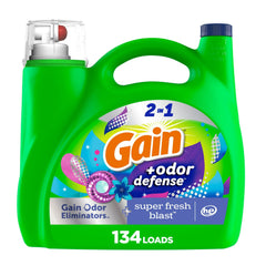 Gain botella frontal mostrando la marca y volumen para limpieza efectiva