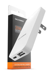 GALVANOX comparación de tamaño junto a un teléfono para referencia de escala