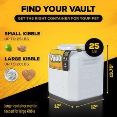 Gamma2 Vittles Vault detalle de tapa con Gamma Seal Technology y cierre seguro