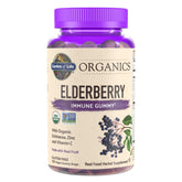 Garden of Life frente del envase mostrando el producto y beneficios