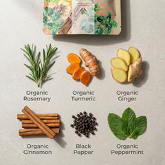 Gardenika detalle de hojas sueltas y raíces para apreciar textura y calidad
