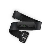 Garmin HRM 200 vista frontal con módulo y correa, precisión en seguimiento