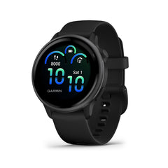 Garmin vívoactive 6 vista frontal con pantalla clara y beneficio de lectura rápida