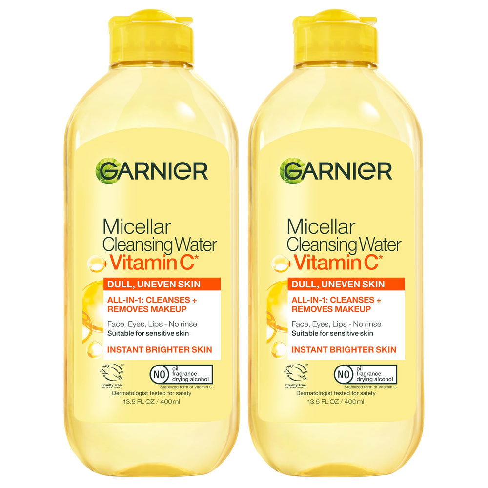 Garnier botella frontal agua micelar 400 ml limpia e ilumina
